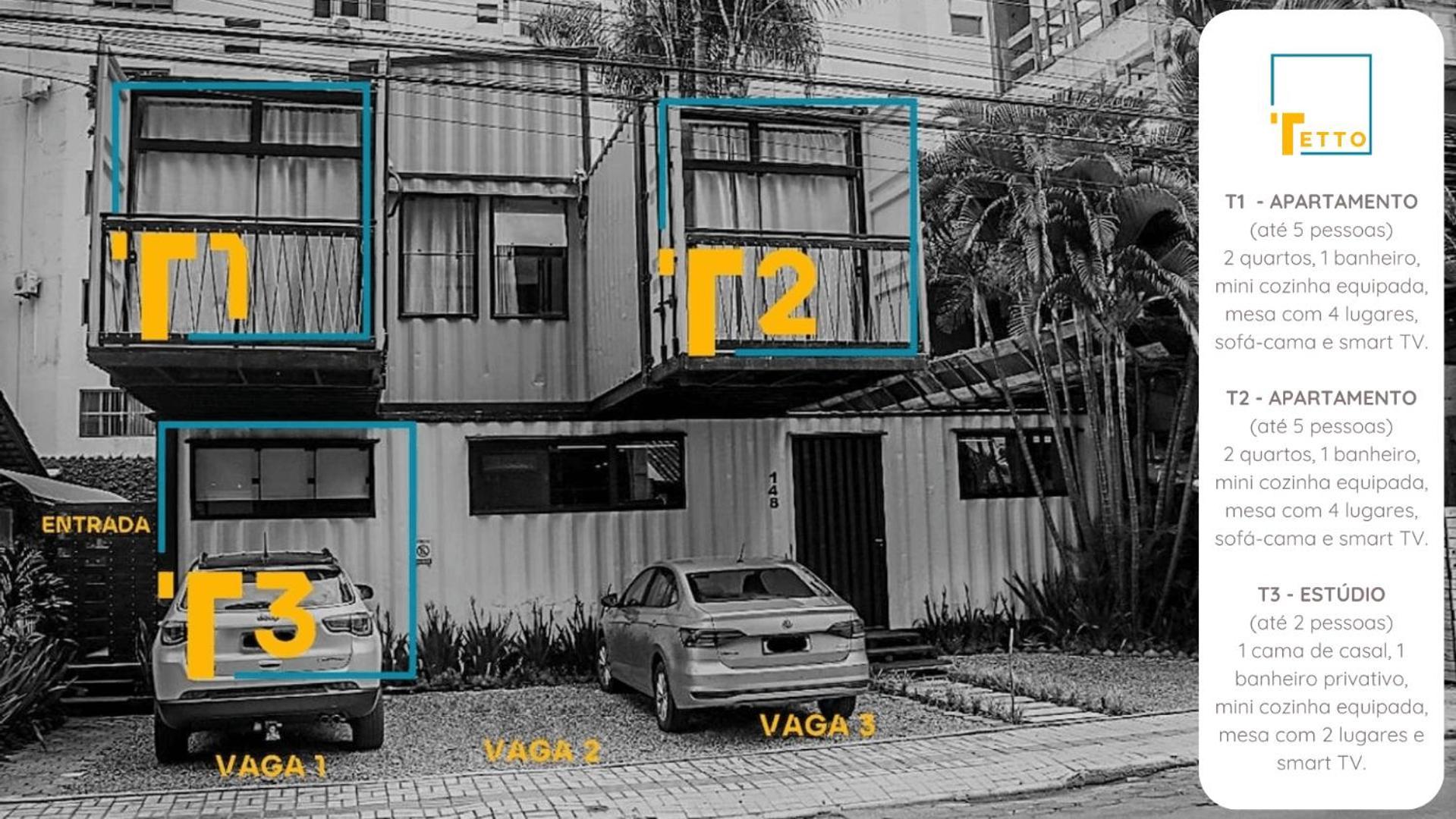 Aps Em Container Na Meia Praia, Itapema, Sc - Tetto Stays Extérieur photo